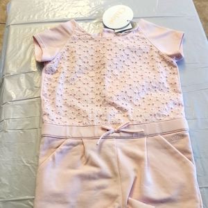Chloe pink one piece eyelet